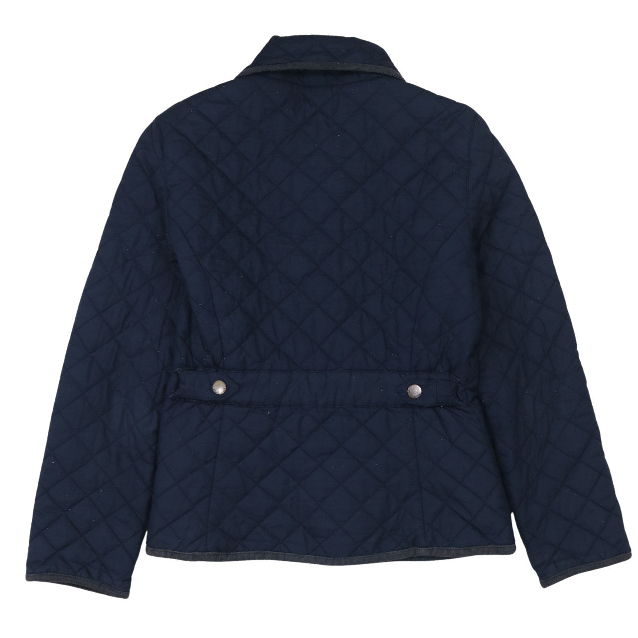 Ralph Lauren Girls Blue Quilted Mid-Length Jacket Size 16 Years