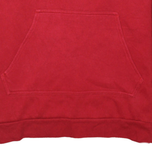 Adidas Men’s Red Pullover Hoodie Small Fleece Sports Casual