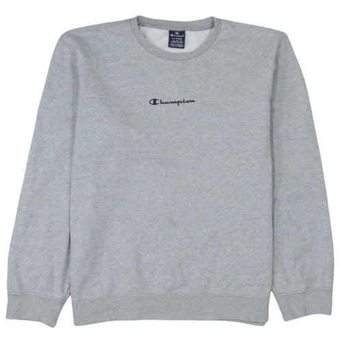 Champion Men's Grey XL Classic Crew Neck Sweatshirt