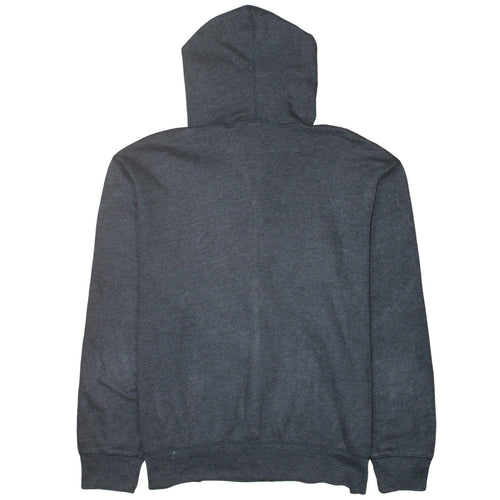 GAP Men’s Grey Full Zip Fleece Hoodie XL Regular Fit Logo Style