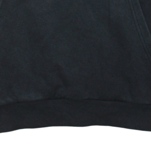 Adidas Boys Grey Colourblock Pullover Hoodie 15-16 Years Logo Fleece