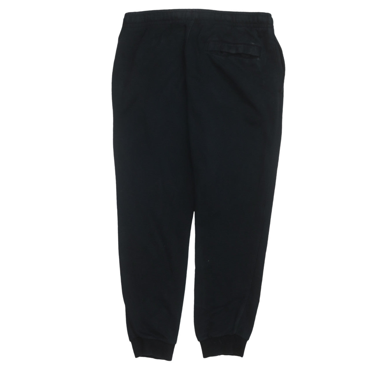 Nike Men's Black Jogger Sweatpants L Cotton Blend Fleece Tapered Fit