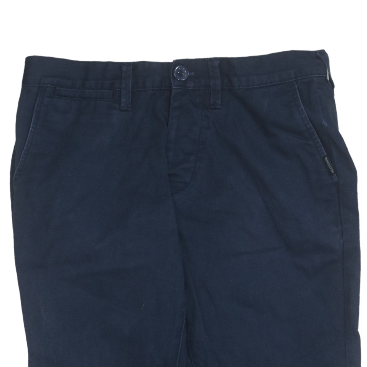 Quiksilver Men's Blue Chino Trousers Size 28 Regular Fit Cotton