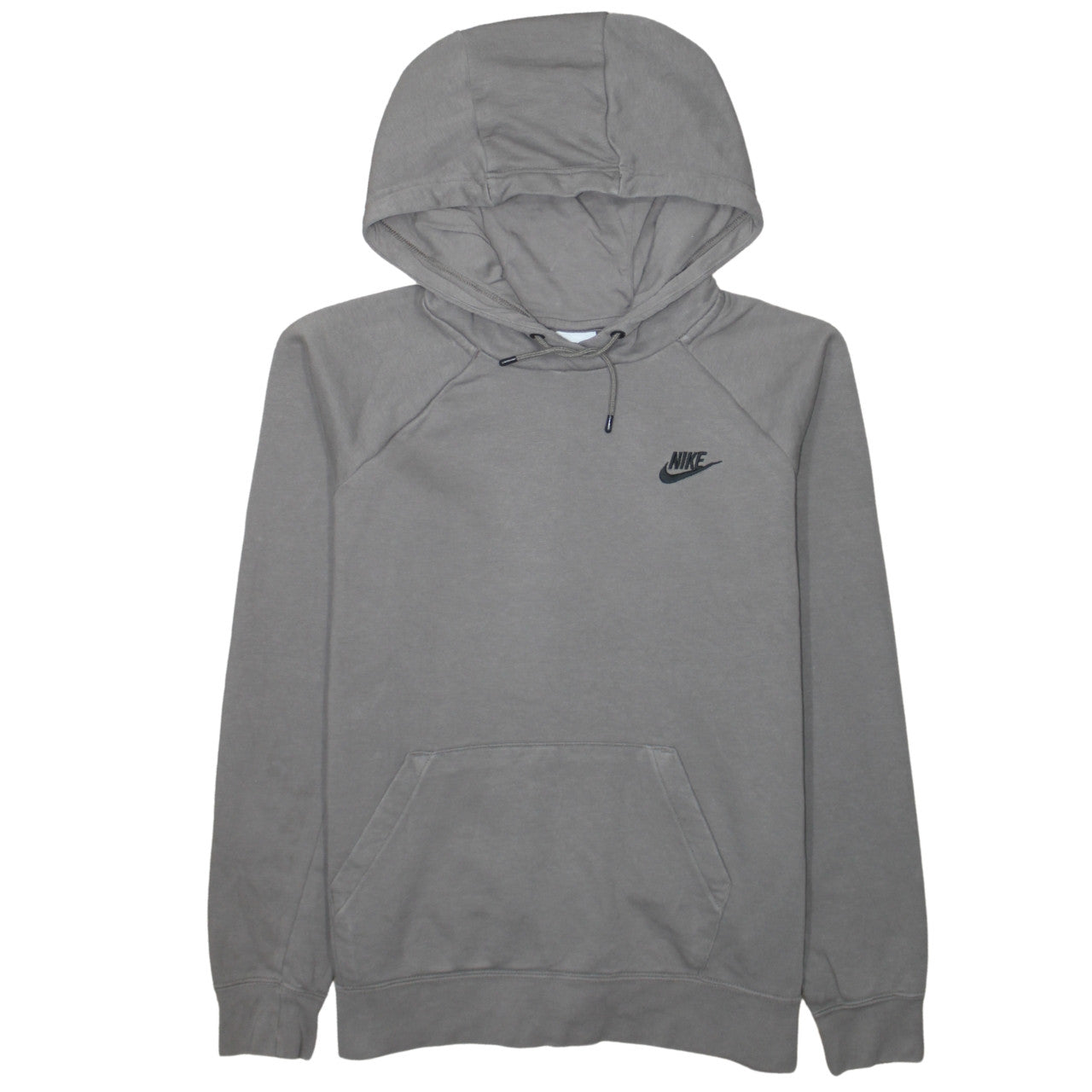 Nike Women’s Grey Pullover Hoodie Medium Cotton Blend Casual