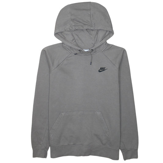 Nike Women’s Grey Pullover Hoodie Medium Cotton Blend Casual