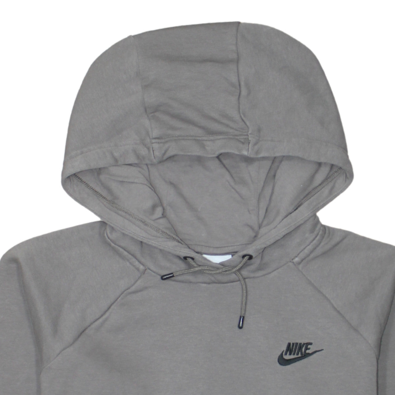 Nike Women’s Grey Pullover Hoodie Medium Cotton Blend Casual