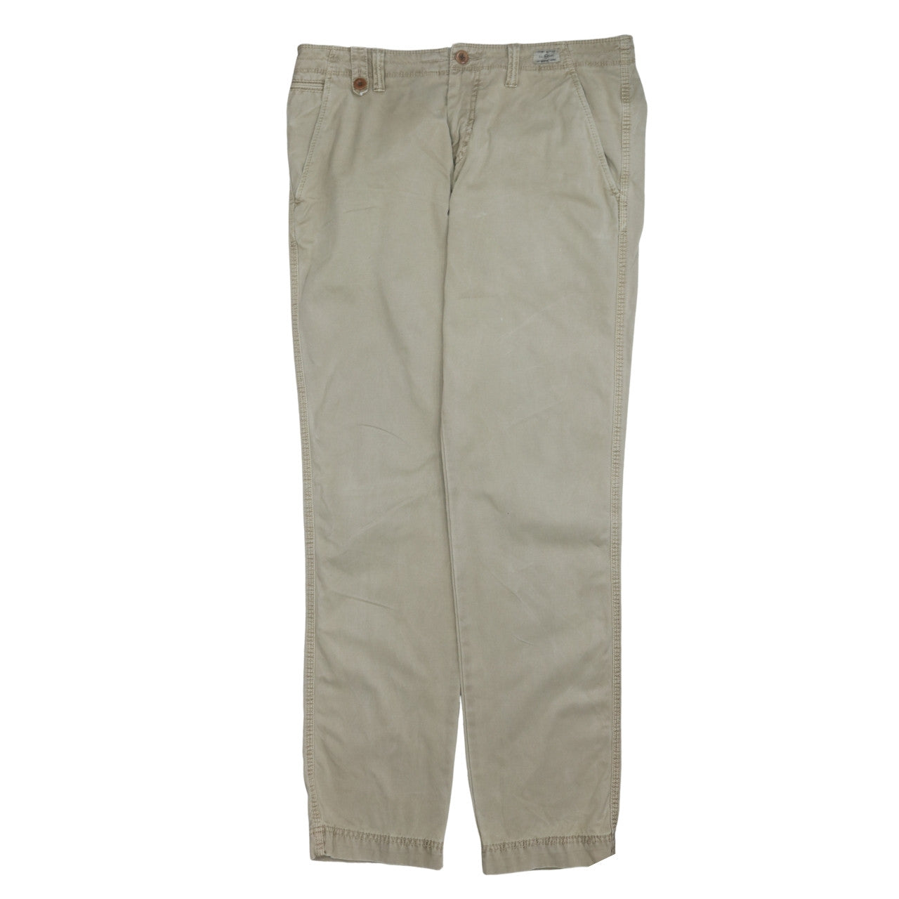 Tommy Hilfiger Men's Beige Chino Trousers 34W 34L Regular Fit