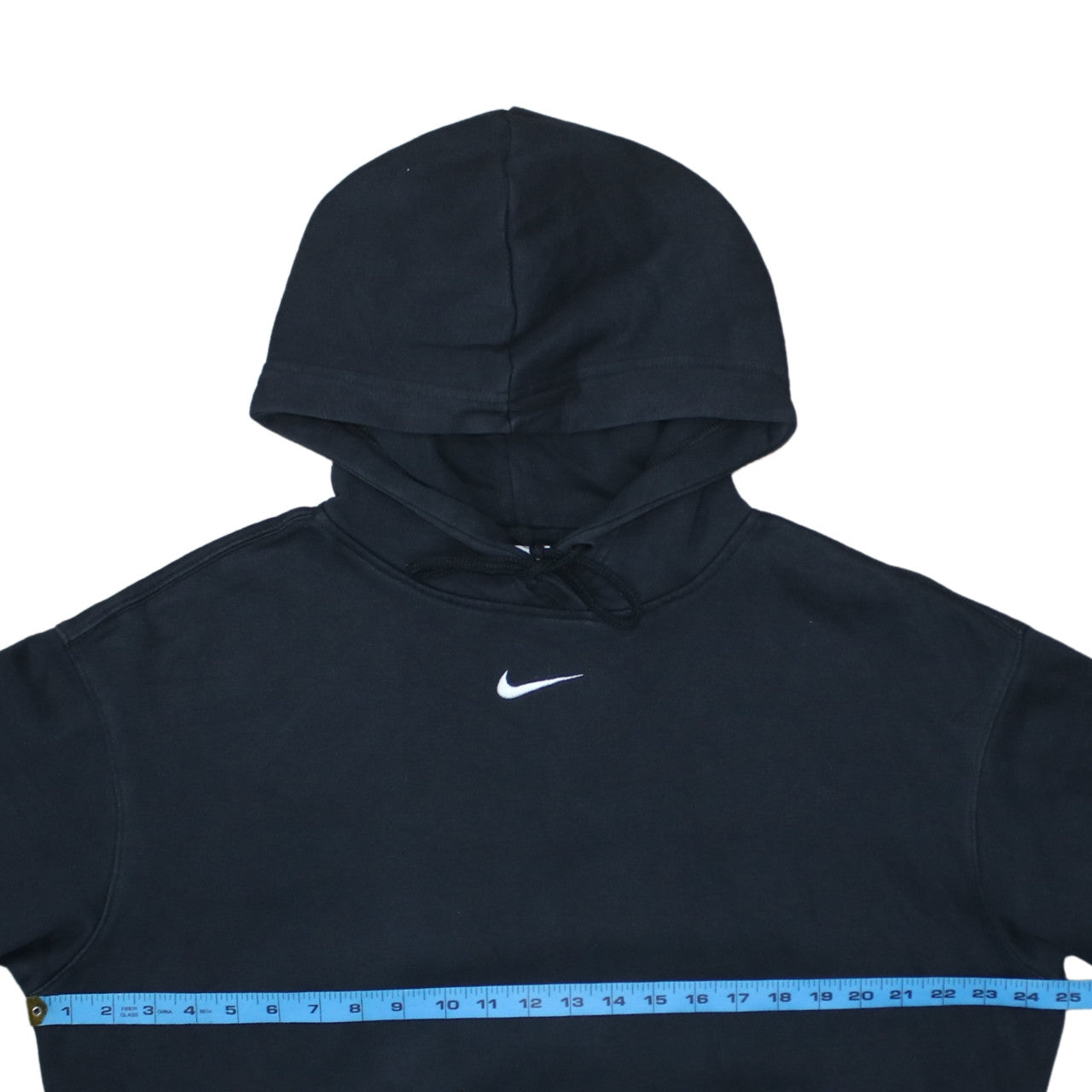 Nike Womens Black Small Pullover Hoodie Cotton Blend
