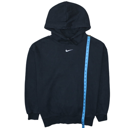 Nike Womens Black Small Pullover Hoodie Cotton Blend