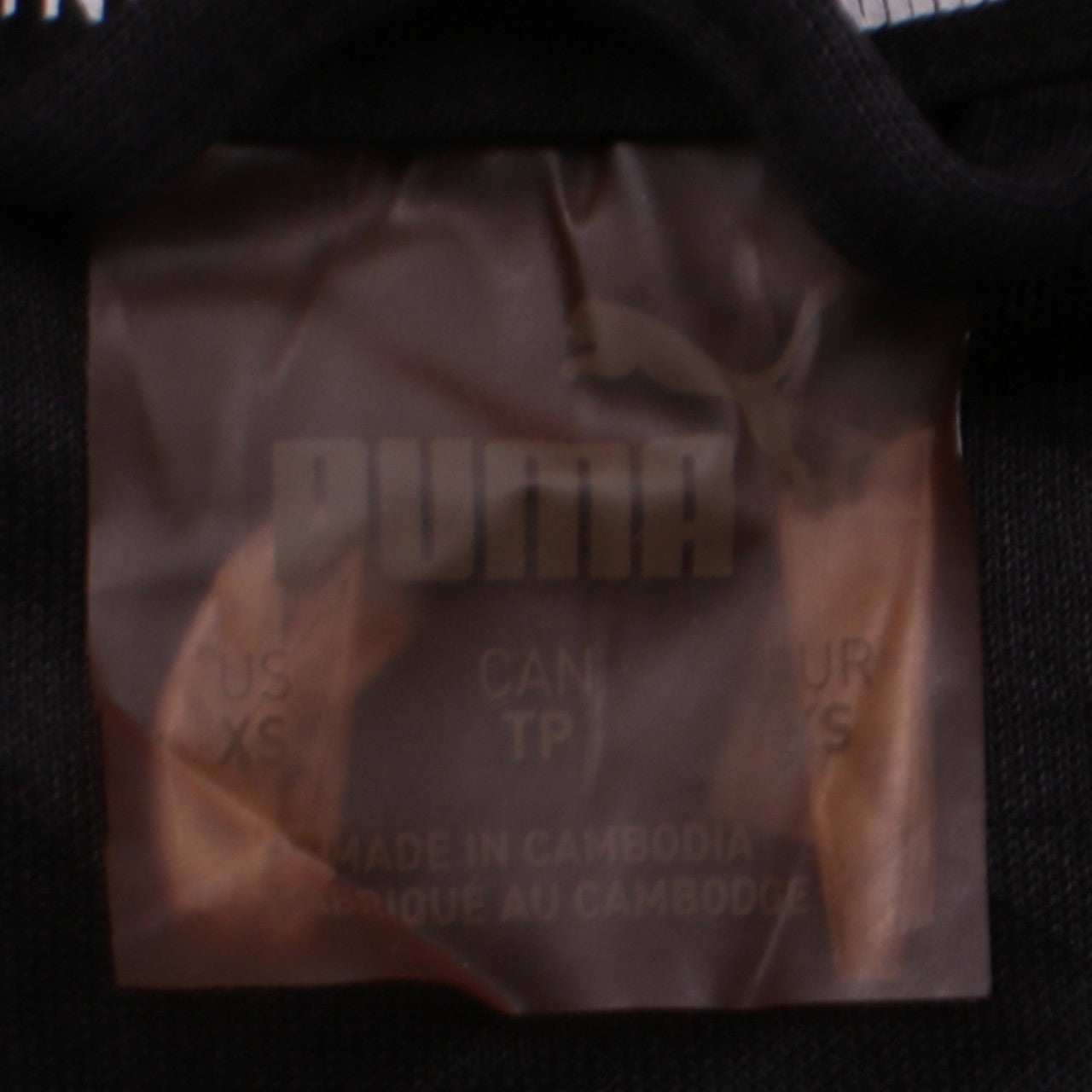 Puma Womens Black Full Zip Hoodie XS Hooded Graphic Sweatshirt