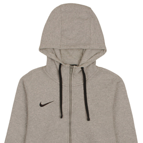 Nike Men's Grey Full Zip Hoodie Small Sports Fleece Sweatshirt