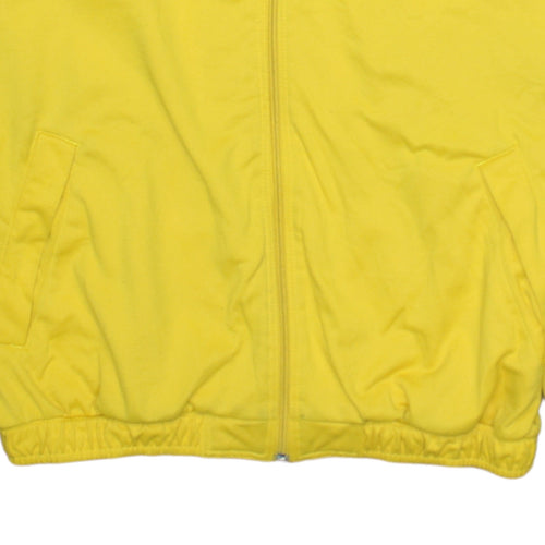 Puma Men's Yellow Track Jacket Size S Full Zip Activewear