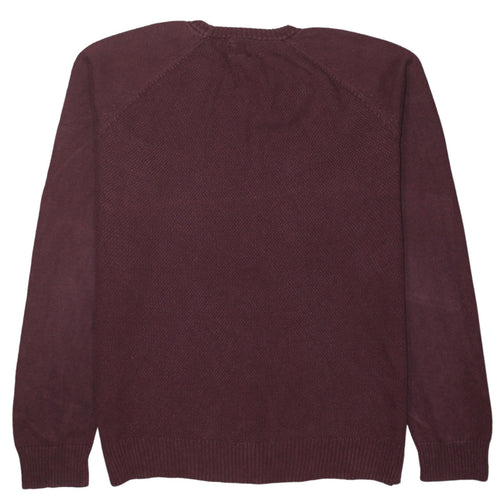 Levi's Men's Red Cotton Crew Neck Jumper Size M