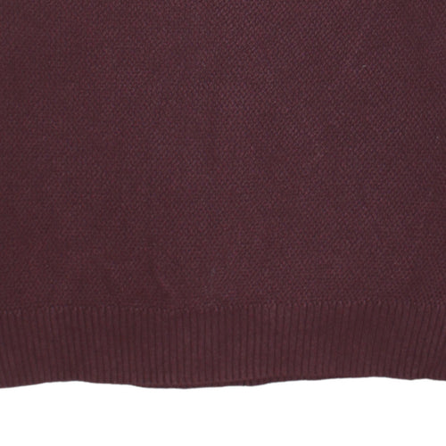 Levi's Men's Red Cotton Crew Neck Jumper Size M