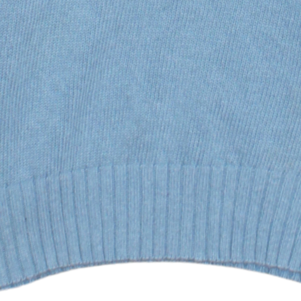 Tommy Hilfiger Women's Blue V-Neck Cotton Pullover Jumper M