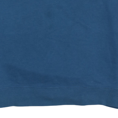 Nike Boys Blue XL Pullover Sweatshirt Crew Neck Graphic Print Logo Top