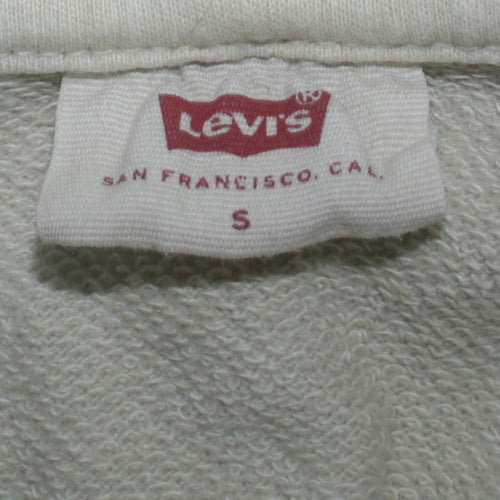 Levi's Women's Light Beige Logo Pullover Hoodie Size S