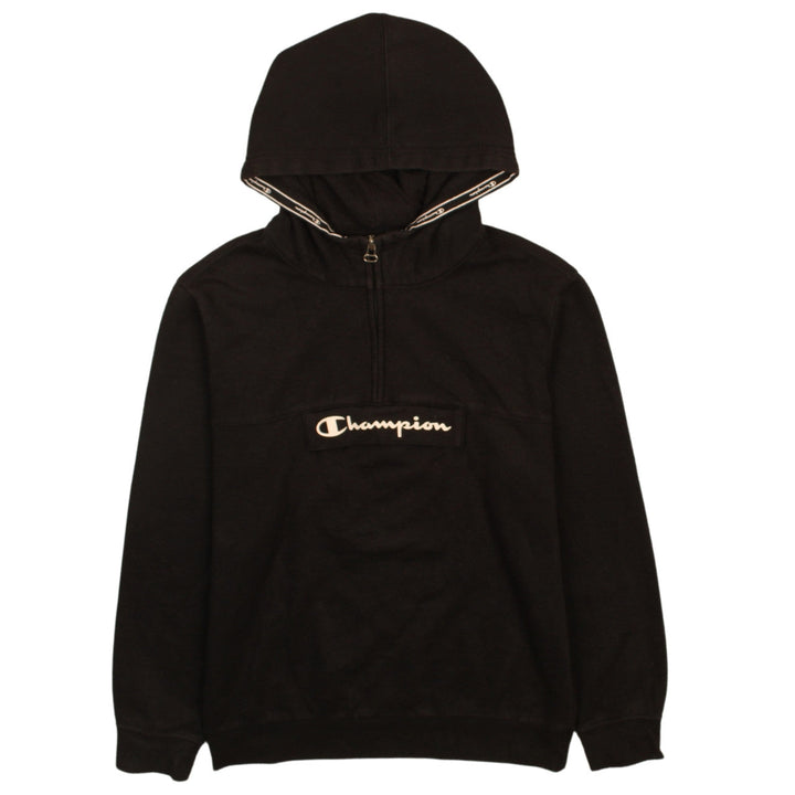 Champion Boys Black Pullover Hoodie 13-14 Years Logo Fleece Sweatshirt