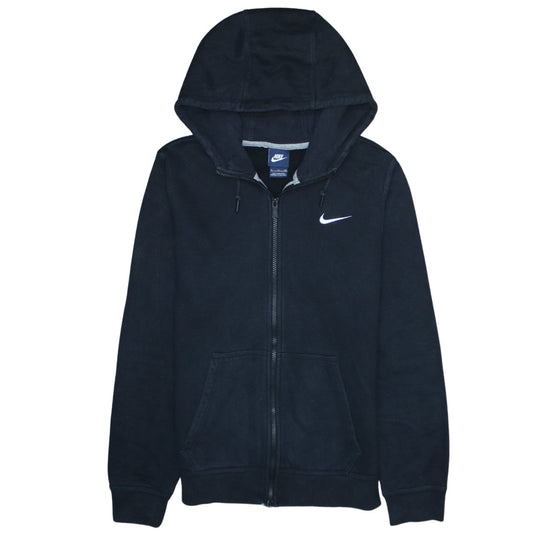 Nike Men's Black Full Zip Hoodie Small Fleece Sportswear