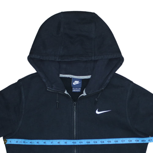 Nike Men's Black Full Zip Hoodie Small Fleece Sportswear