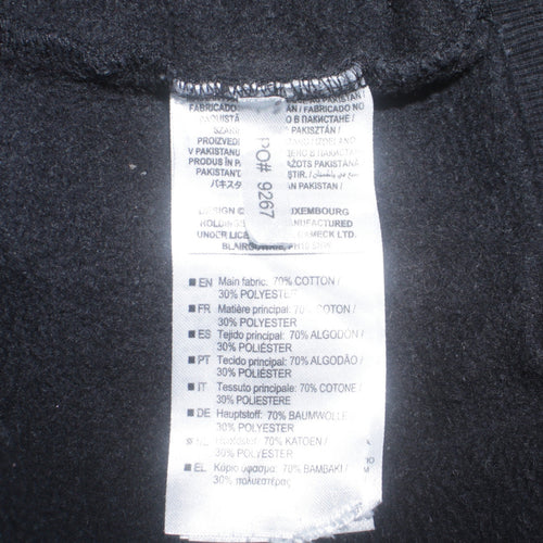 Nike Men's Black Full Zip Hoodie Small Fleece Sportswear