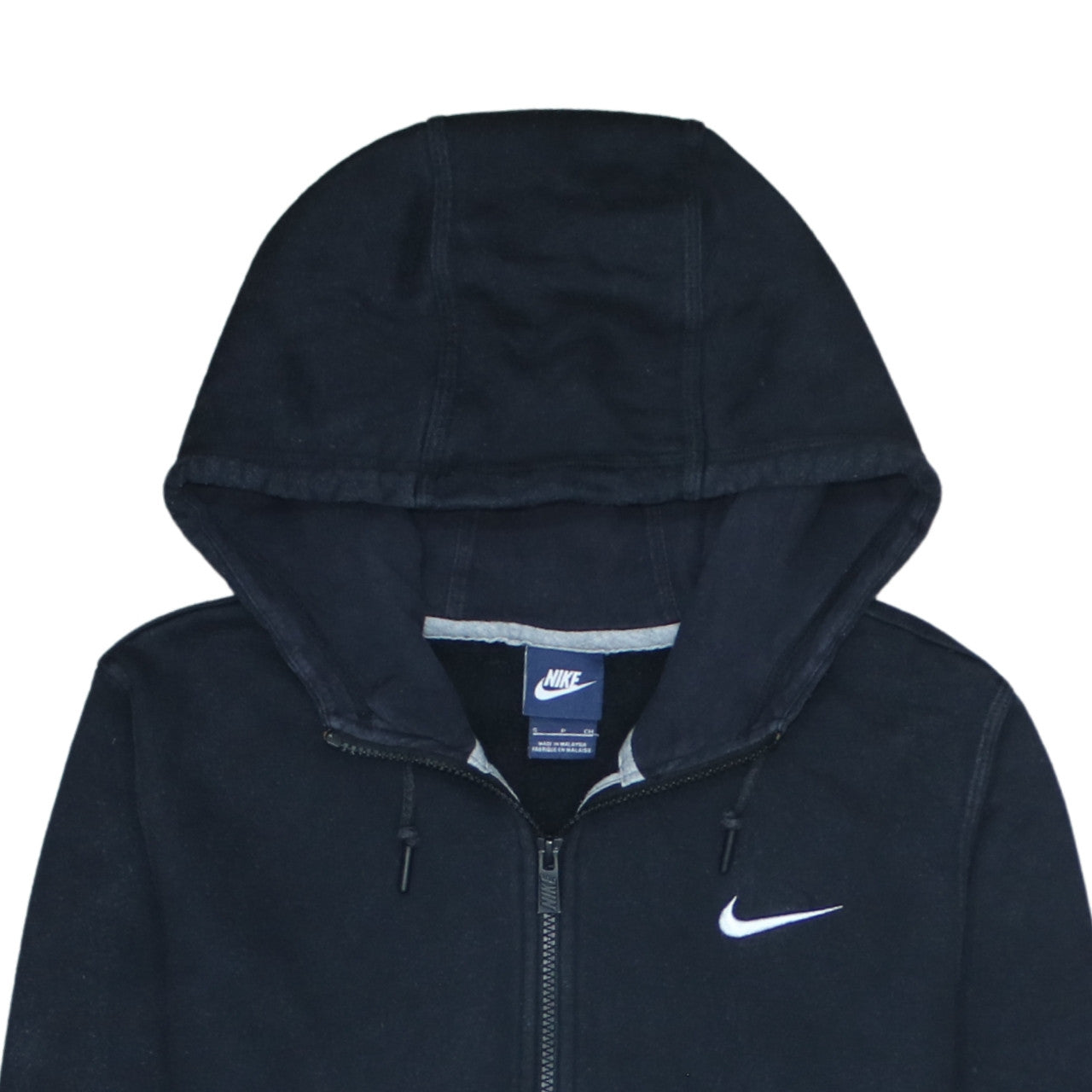Nike Men's Black Full Zip Hoodie Small Fleece Sportswear