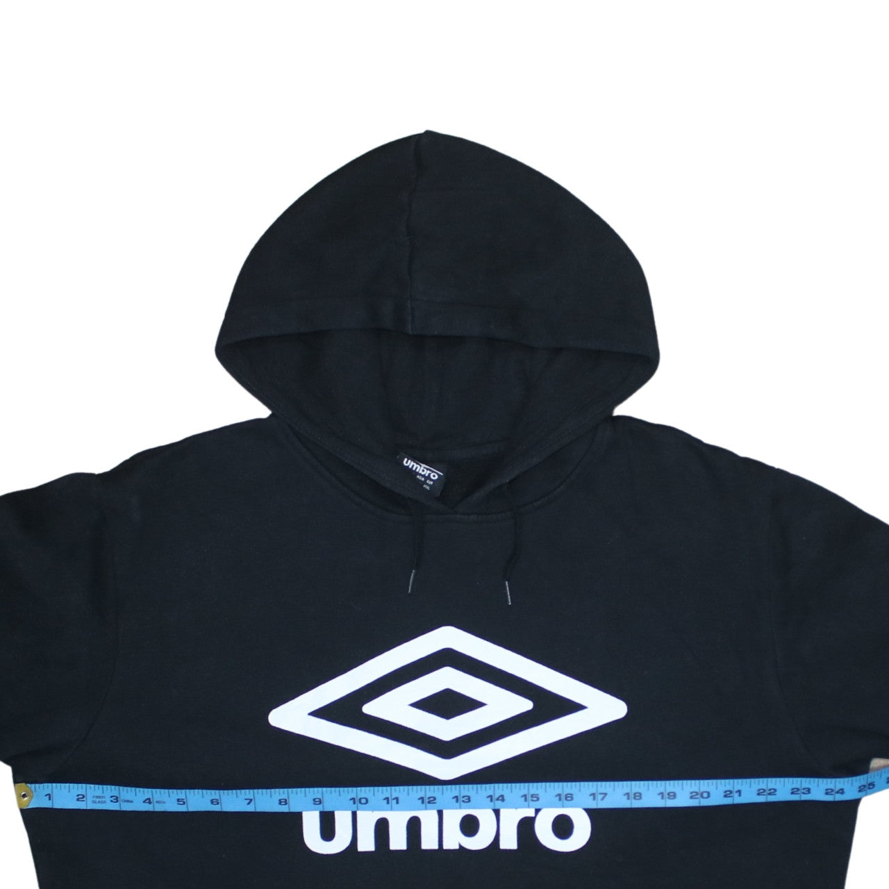 Umbro Men's Black 2XL Pullover Hoodie Sports Fleece Sweatshirt