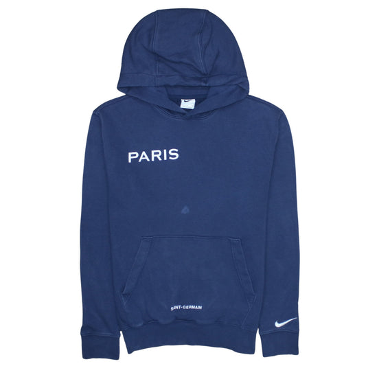 Nike Men Blue Paris Saint-Germain Pullover Hoodie Size S