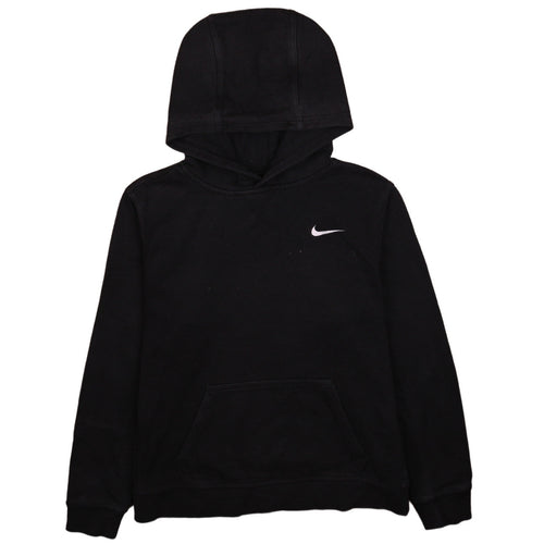 Nike Boys Black Pullover Fleece Hoodie XL 13-15 Years Hooded Sweatshirt