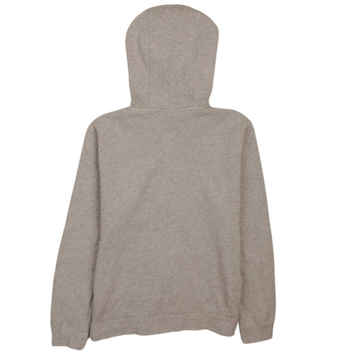 Nike Boys Grey Full Zip Hoodie 12-13 Years Regular Fit Logo Design