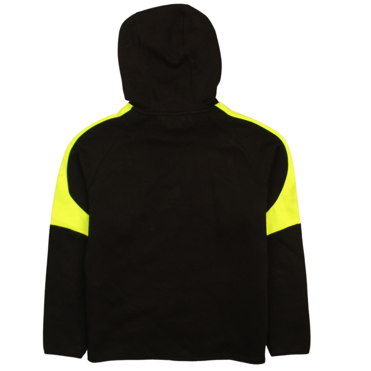 Puma Men’s Black XL Pullover Hoodie with Logo and Neon Detail