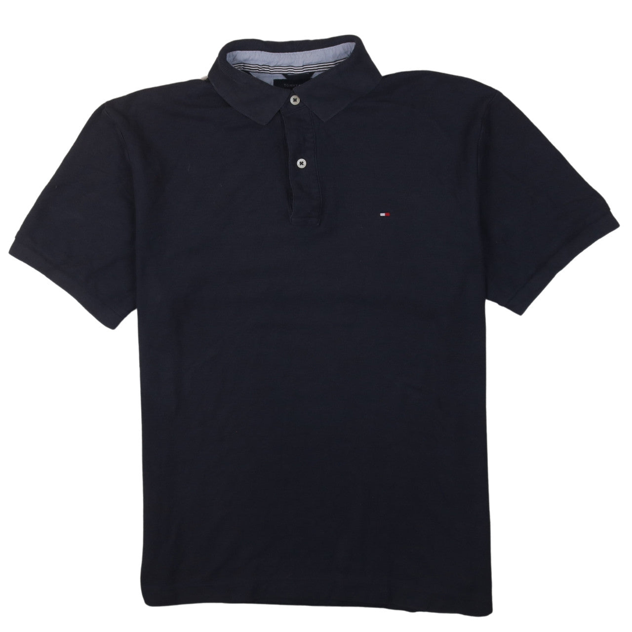 Tommy Hilfiger Men's Black Cotton Polo Shirt Size M