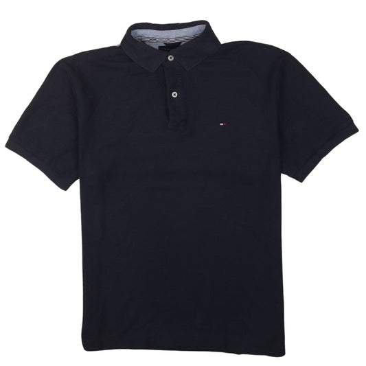 Tommy Hilfiger Men's Black Cotton Polo Shirt Size M