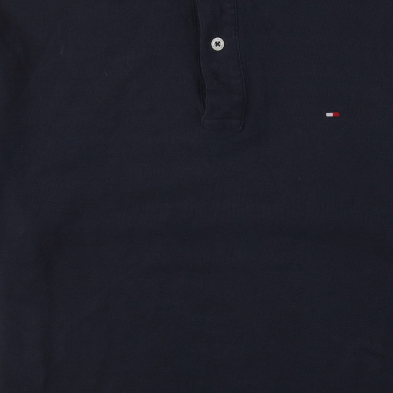 Tommy Hilfiger Men's Black Cotton Polo Shirt Size M