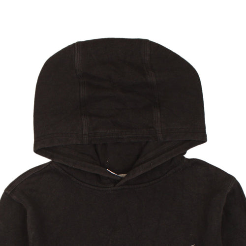 Nike Boys Black Pullover Hoodie 13-15 Years Graphic Logo Fleece Sweatshirt