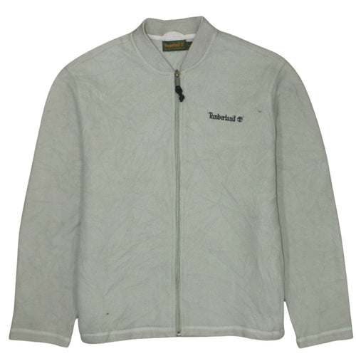 Timberland Men's Grey Fleece Full Zip Jacket Size S Outdoor Casual