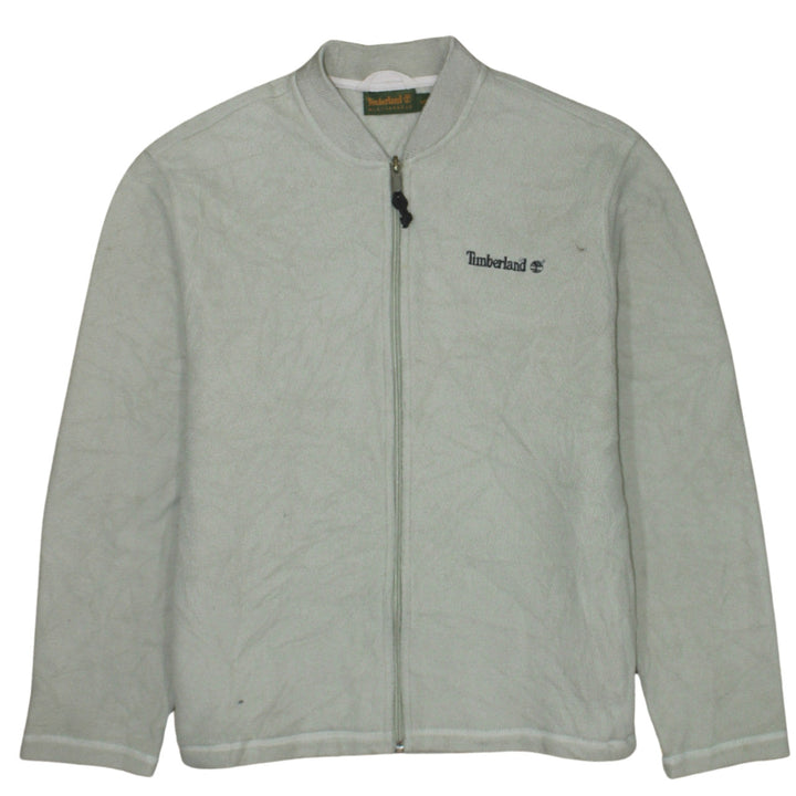 Timberland Men's Grey Fleece Full Zip Jacket Size S Outdoor Casual