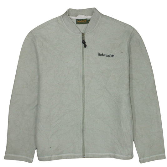 Timberland Men's Grey Fleece Full Zip Jacket Size S Outdoor Casual