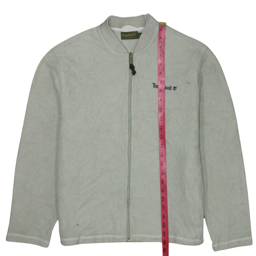 Timberland Men's Grey Fleece Full Zip Jacket Size S Outdoor Casual