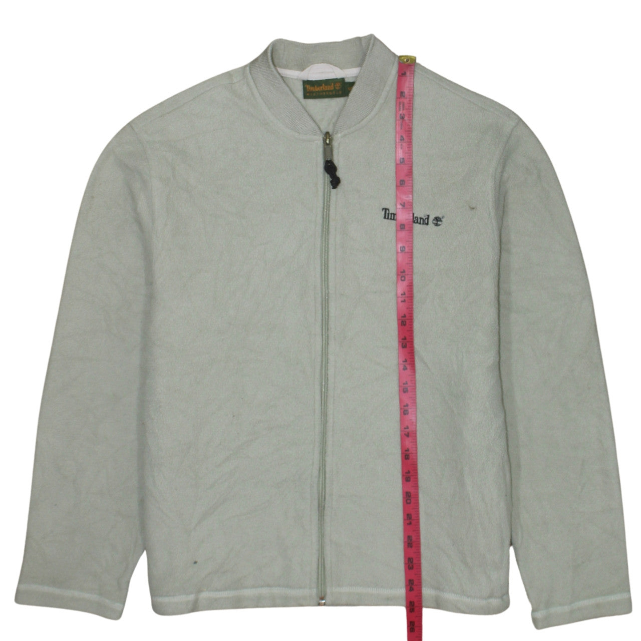 Timberland Men's Grey Fleece Full Zip Jacket Size S Outdoor Casual