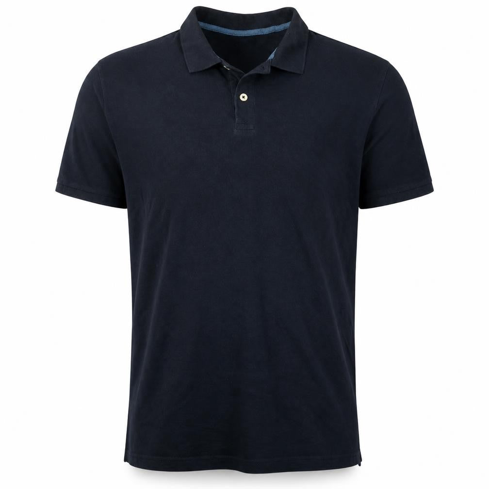 Gap Men's Black 2XL Cotton Short Sleeve Polo Shirt
