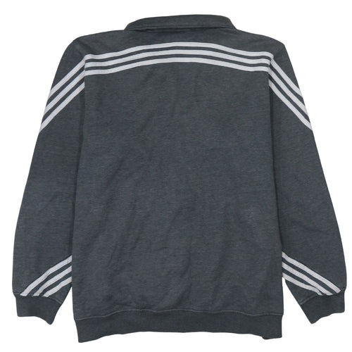 Adidas Men's Grey XL Track Jacket Full Zip Sportswear