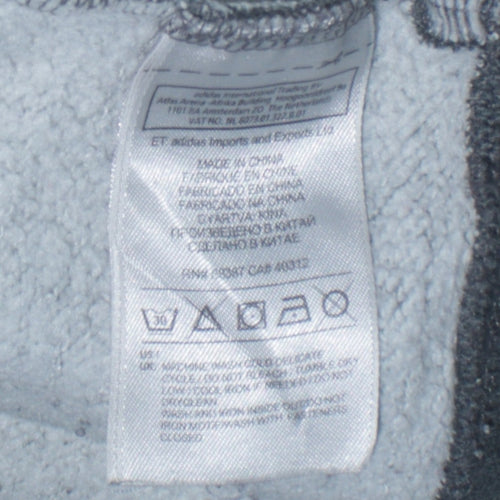 Adidas Men's Grey XL Track Jacket Full Zip Sportswear