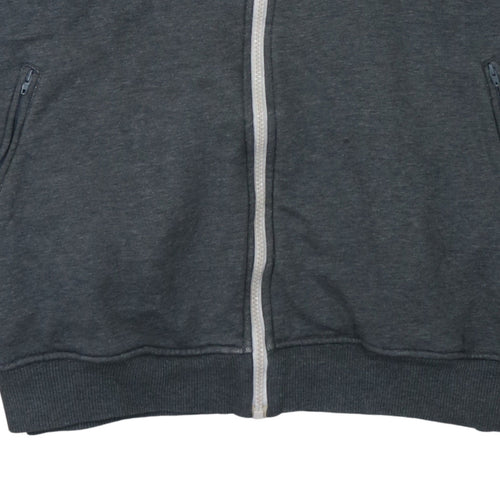 Adidas Men's Grey XL Track Jacket Full Zip Sportswear