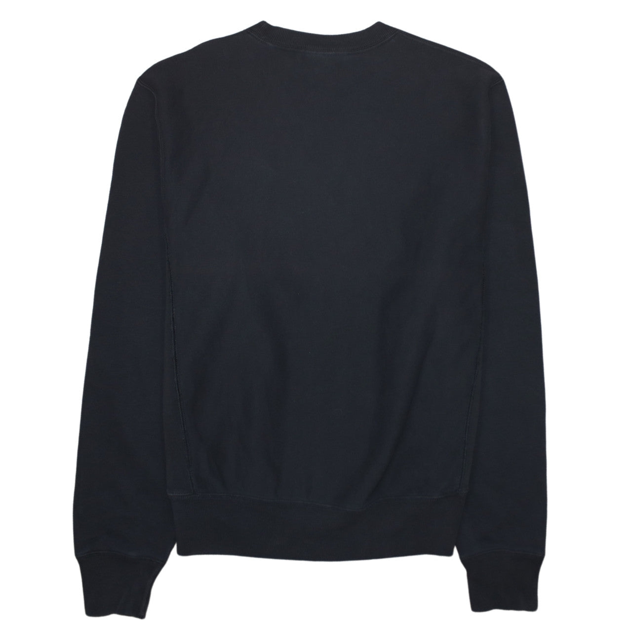 Champion Men's Black Small Reverse Weave Crew Neck Sweatshirt