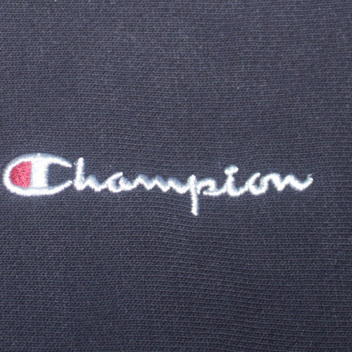 Champion Men's Black Small Reverse Weave Crew Neck Sweatshirt