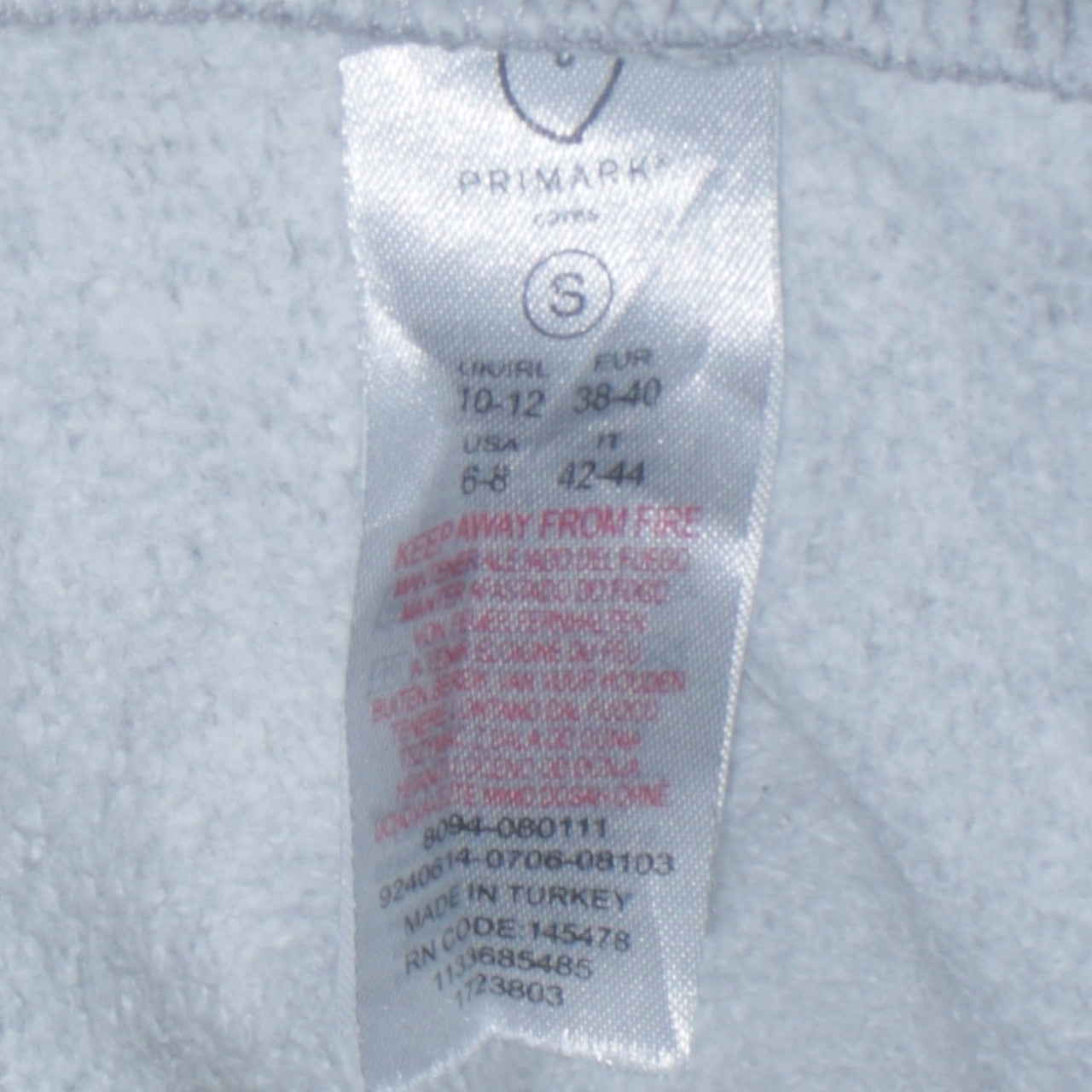 Primark Women Grey Disney Mickey Mouse Good Vibes Sweatshirt Size S