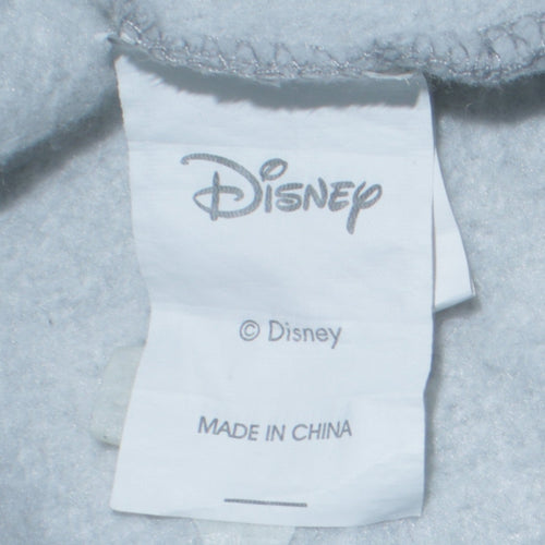 Disney Women Grey Mickey Mouse Sequin Pullover Sweatshirt Size S