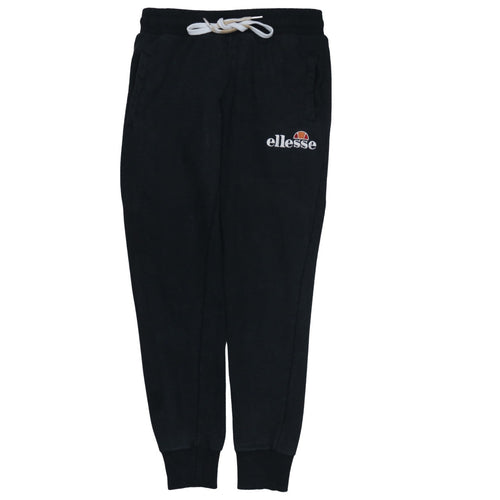 Ellesse Womens Black Jogger Sweatpants UK 10 Cotton Blend Casual