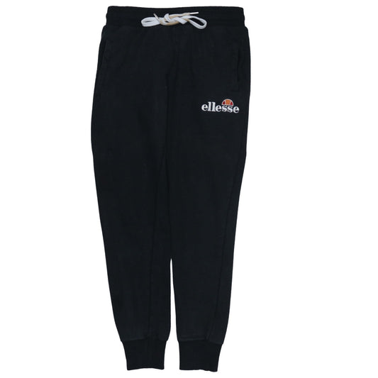 Ellesse Womens Black Jogger Sweatpants UK 10 Cotton Blend Casual